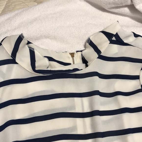 Lily Morgan striped classy blouse - Picture 3 of 4